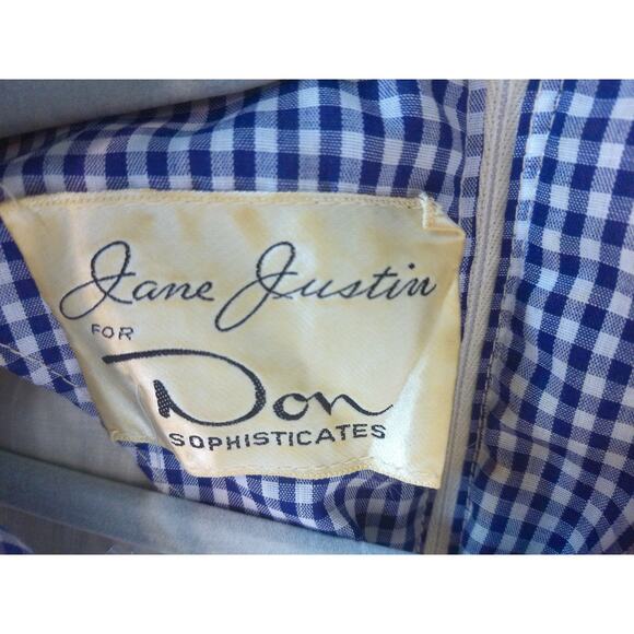 Vintage Jane Justin For Don Sophisticates Prairie Country Maxi Dress READ - Picture 3 of 8